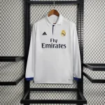 Real Madrid 2016/17 Home Long Sleeves Retro Jersey