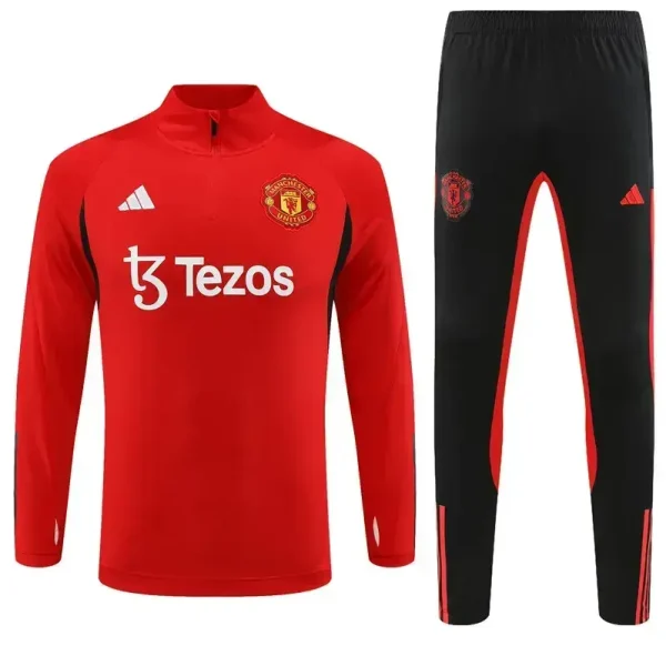 Manchester United 2023-24 Half-Zip Tracksuit