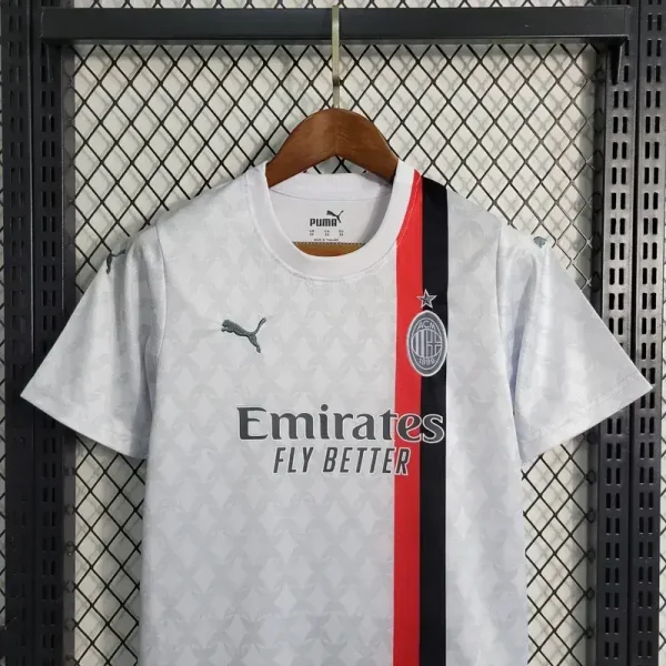 AC Milan 2023/24 Away Kids Jersey And Shorts Kit