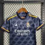 Real Madrid 2023/24 Away Kids Jersey And Shorts Kit