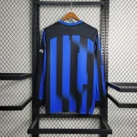 Inter Milan 2023/24 Home Long Sleeves Jersey With AD