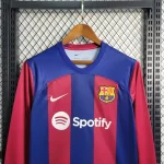 Barcelona 2023/24 Home Long Sleeves Jersey
