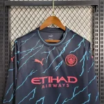 Manchester City 2023/24 Third Long Sleeves Jersey