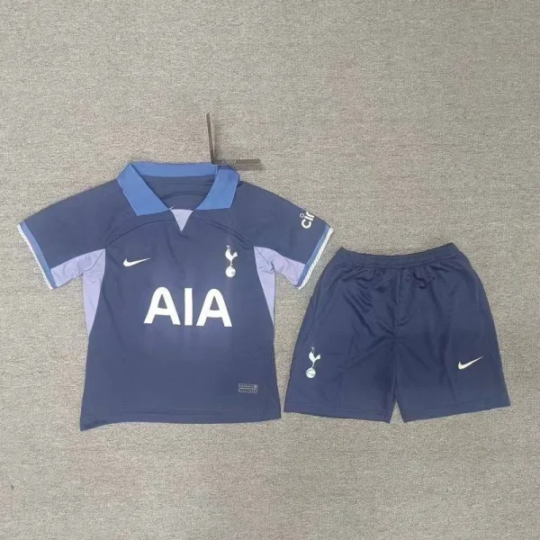 Tottenham Hotspur 2023/24 Away Kids Jersey And Shorts Kit