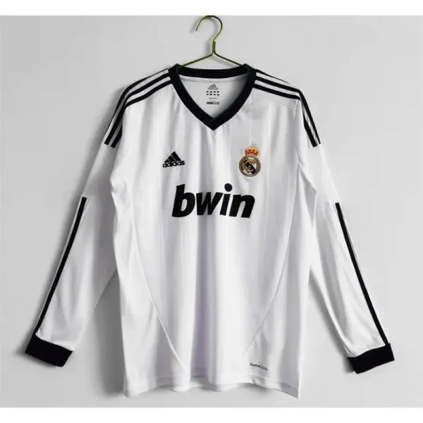 Real Madrid 2012/13 Home Long Sleeves Retro Jersey