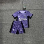 Liverpool 2023/24 Third Kids Jersey And Shorts Kit