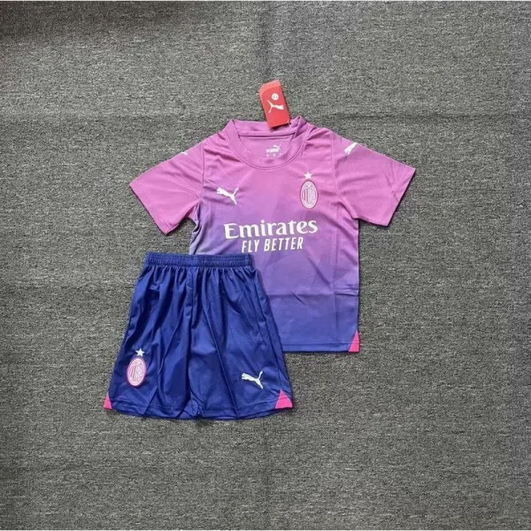 AC Milan 2023/24 Third Kids Jersey And Shorts Kit