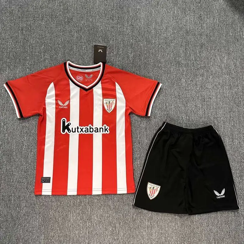 Athletic Bilbao 2023/24 Home Kids Jersey And Shorts Kit