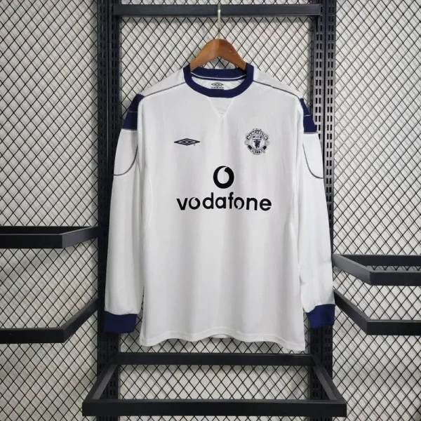 Manchester United 2000/01 Away Long Sleeves Retro Jersey