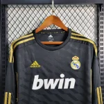 Real Madrid 2011/12 Away Long Sleeves Retro Jersey