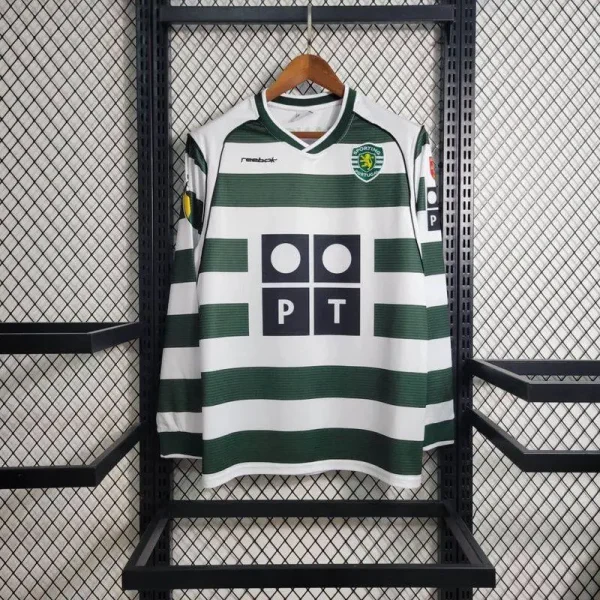 Sporting CP 2001/03 Home Long Sleeves Retro Jersey