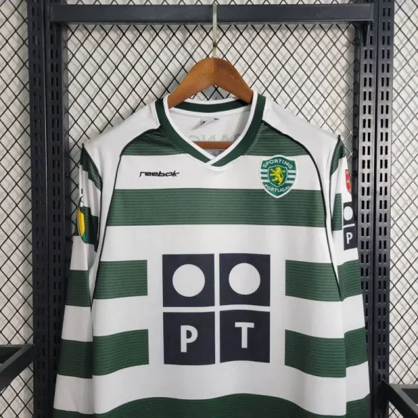 Sporting CP 2001/03 Home Long Sleeves Retro Jersey
