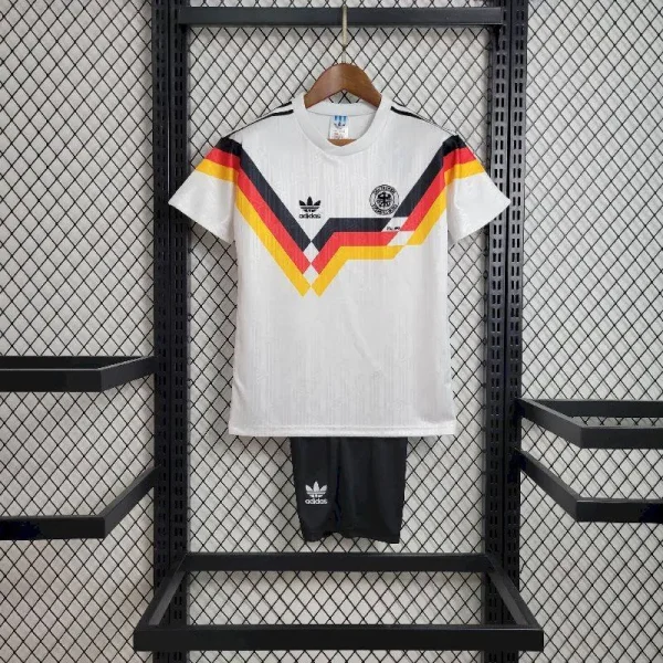 Germany 1992 Home Kids Jersey And Shorts Kit