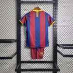 Barcelona 2010/11 Home Kids Jersey And Shorts Kit