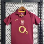 Arsenal 2005/06 Home Kids Jersey And Shorts Kit