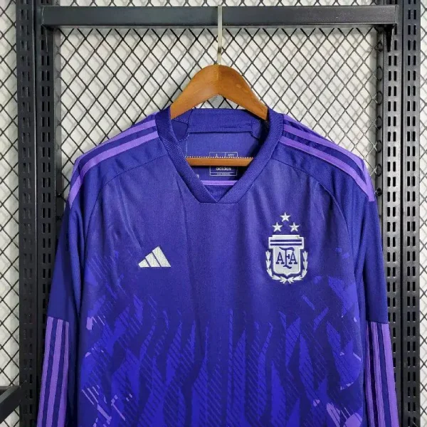 Argentina 2022/23 Away 3-Stars Long Sleeves Jersey