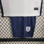 England 2024/25 Euro Home Kids Jersey And Shorts Kit