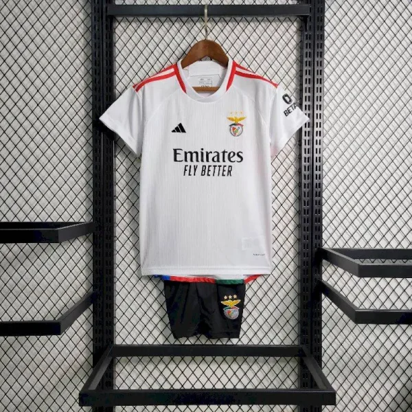 Benfica 2023/24 Third Kids Jersey And Shorts Kit
