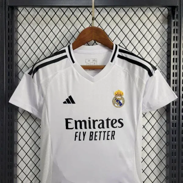 Real Madrid 2024/25 Home Kids Jersey And Shorts Kit