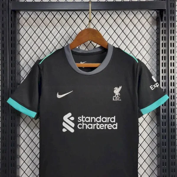 Liverpool 2024/25 Away Kids Jersey And Shorts Kit