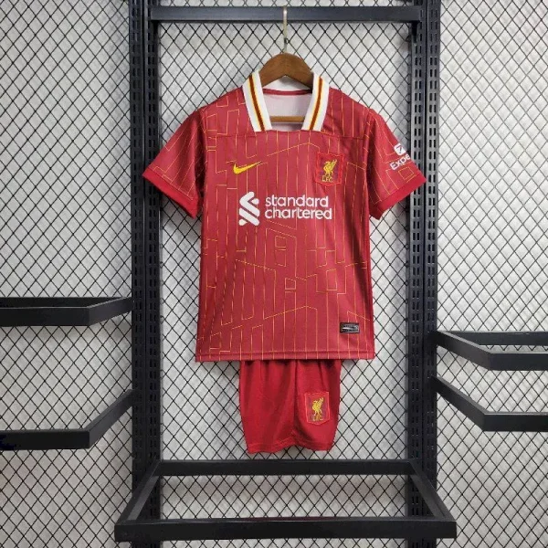 Liverpool 2024/25 Home Kids Jersey And Shorts Kit
