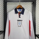 England 1998 Home Long Retro Jersey